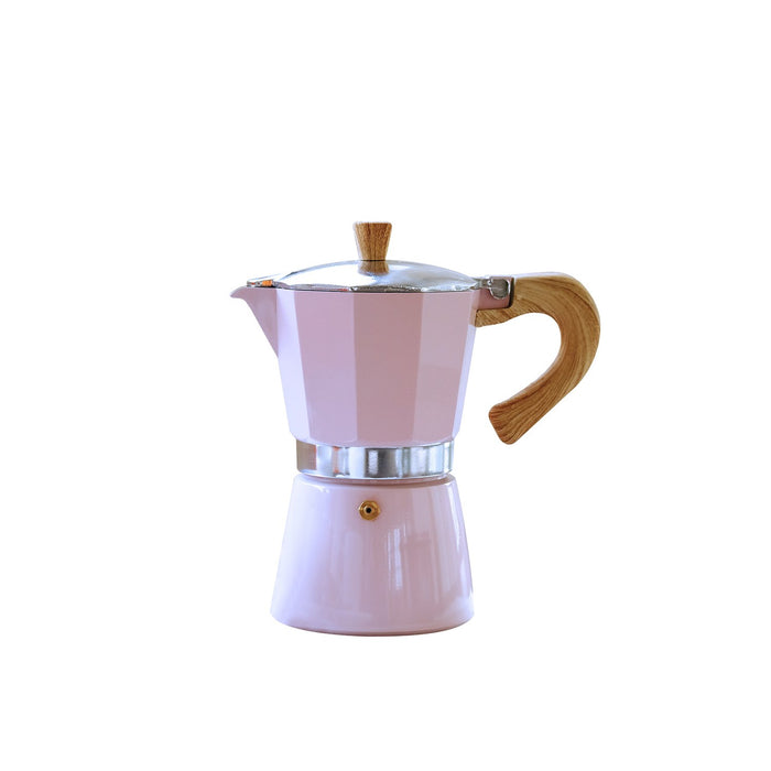 GNALI & ZANI Venezia - Espressokocher, rosa, 3 Tassen