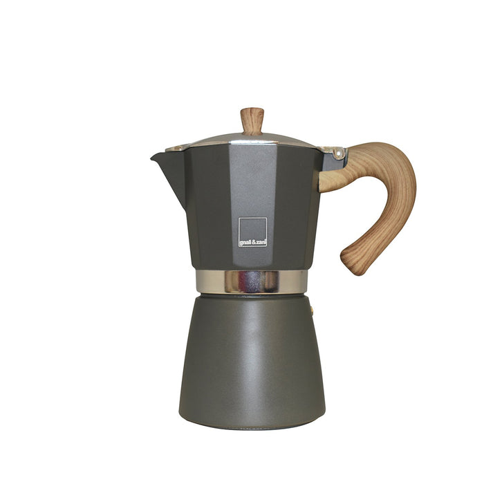 GNALI & ZANI Venezia - Espressokocher, grau, 6 Tassen