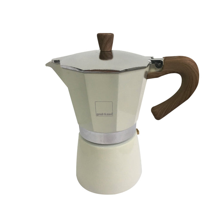 GNALI & ZANI Venezia - Espressokocher, creme, 9 Tassen
