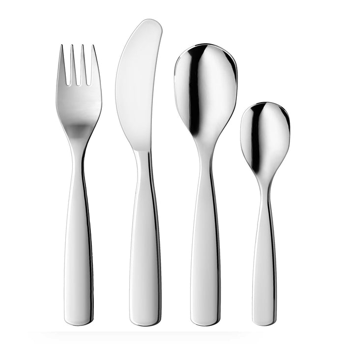GNALI & ZANI Neutral - Kinderbesteck Set, 4-teilig