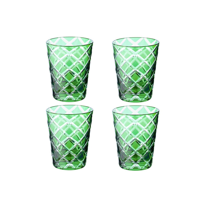 EDZARD Becher Dio grün 4er Satz H 10 cm