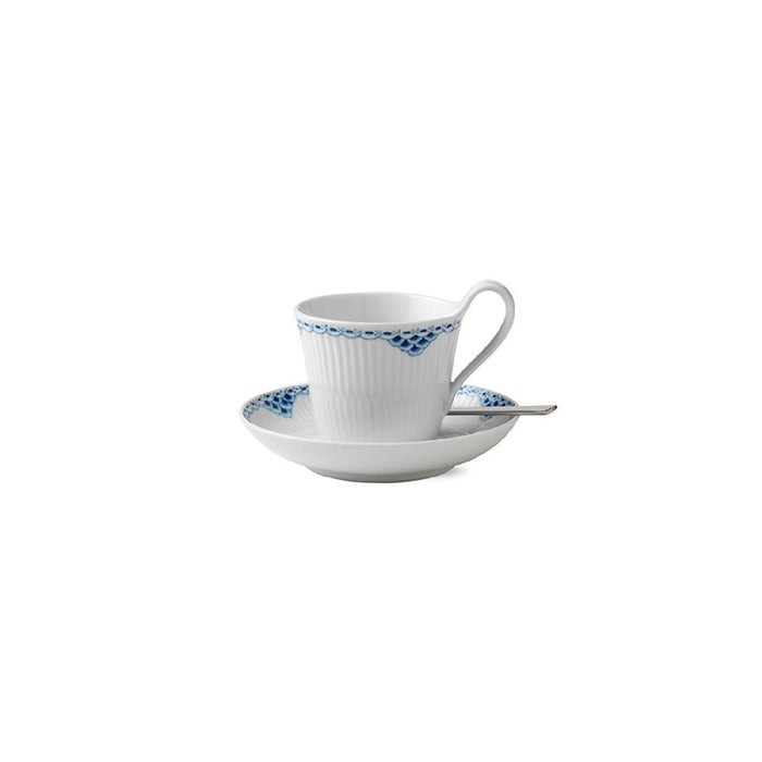 Royal Copenhagen Tasse mit Untertasse mit hohem Henkel - 25 cl