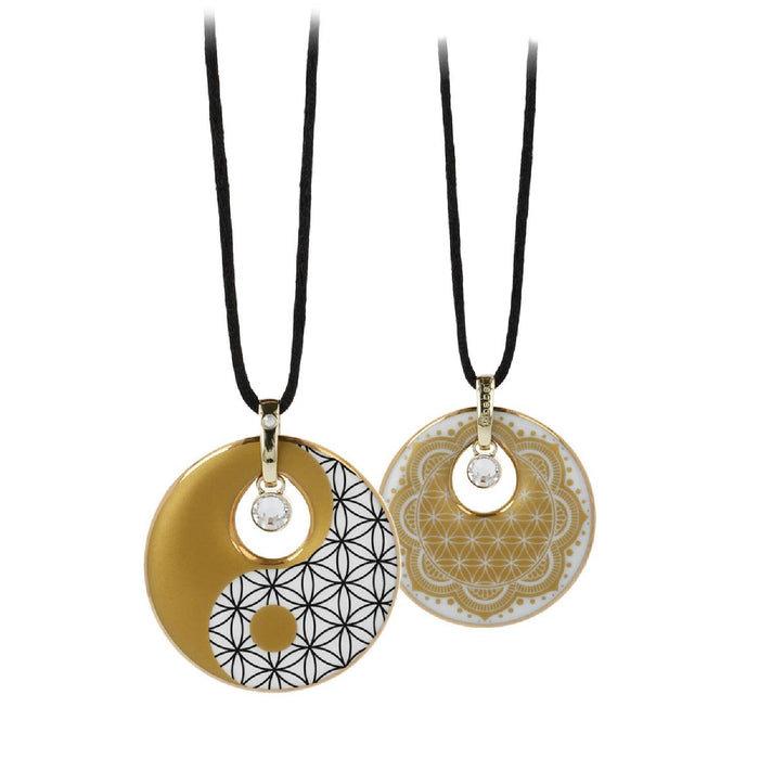 Goebel Yin Yang Blume des Lebens -  - Halskette