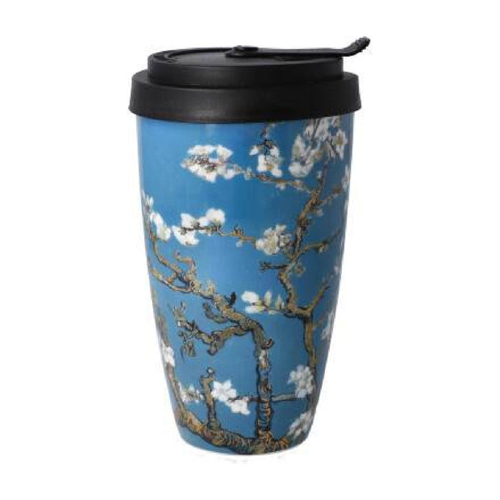 Goebel Vincent van Gogh Mandelbaum blau Künstlertasse mit Deckel