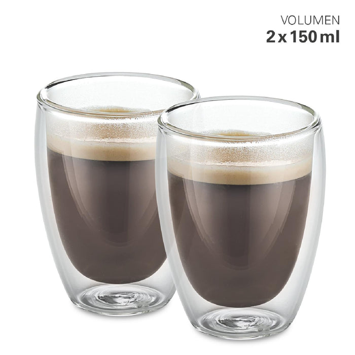 Weis Gläser doppelwandig M 150 ml Set 2