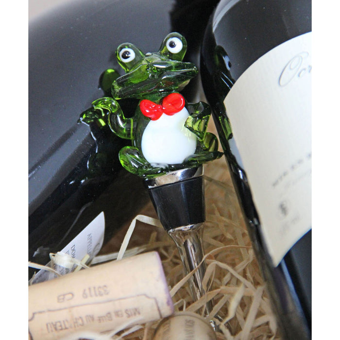 EDZARD Flaschenverschluss Frosch H 11 cm