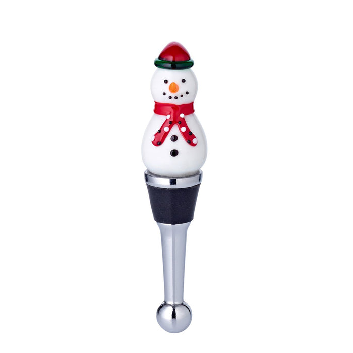 EDZARD Flaschenverschluss Schneemann H 11 cm