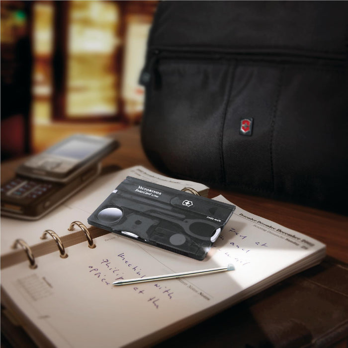 Victorinox Swiss Card Lite, Schwarz transparent