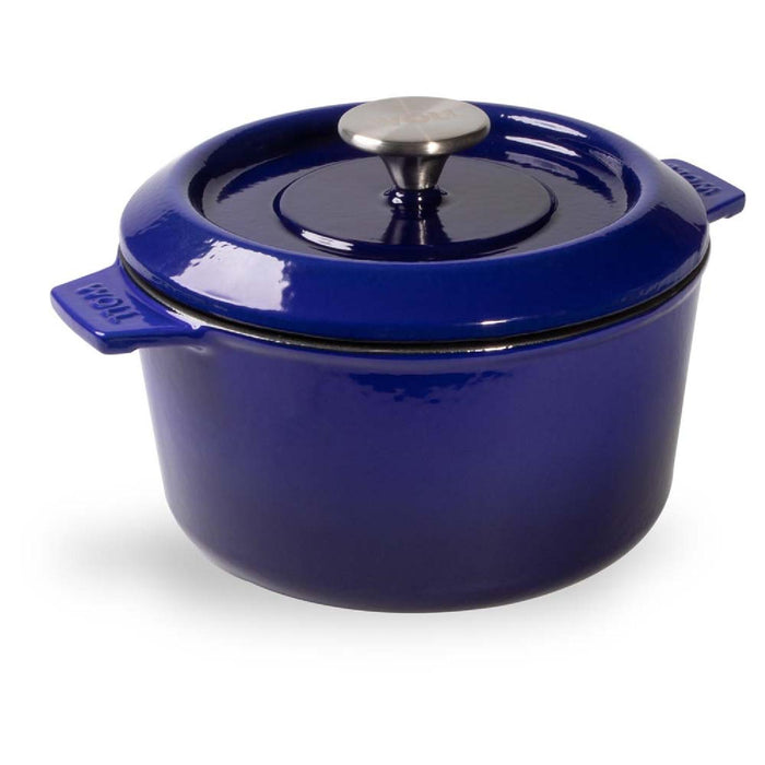 Woll, Iron, Topf mit Deckel, Cobalt Blue Ø 20 cm, 11 cm hoch, 2,9 Liter