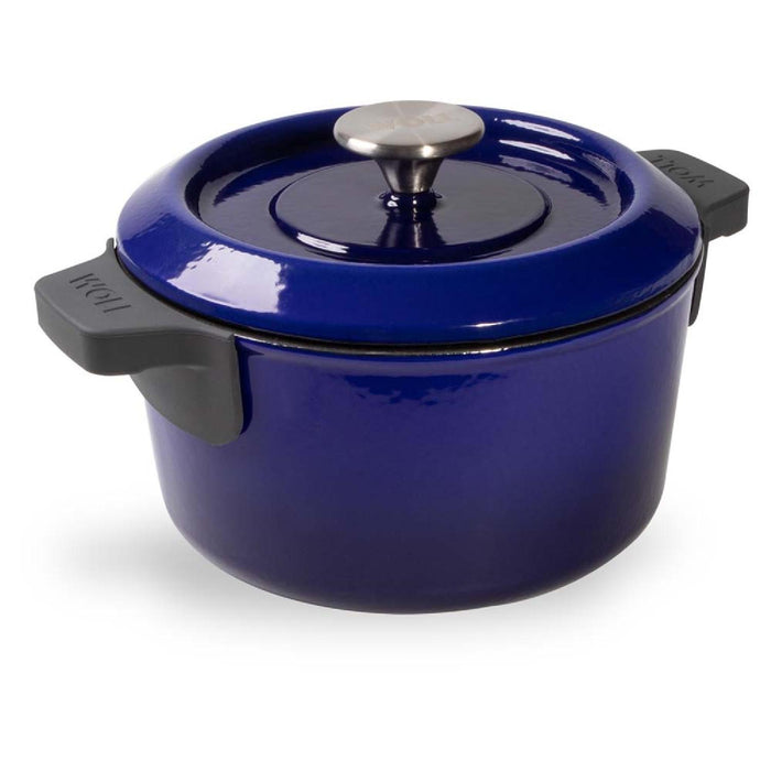 Woll, Iron, Topf mit Deckel, Cobalt Blue Ø 20 cm, 11 cm hoch, 2,9 Liter