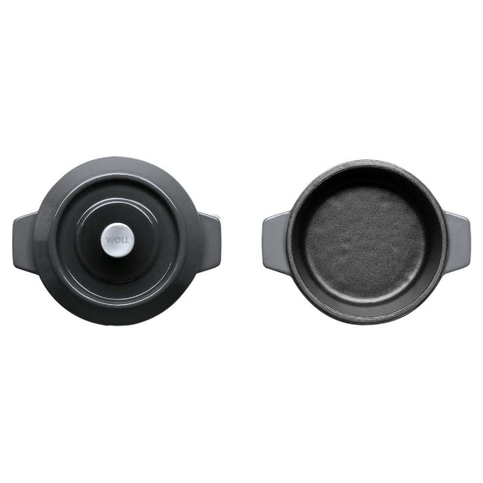 Woll, Iron, set aus 2 mini Kasserolen Carbon Grey, Ø 10 cm, 5 cm hoch, 0,3 Liter