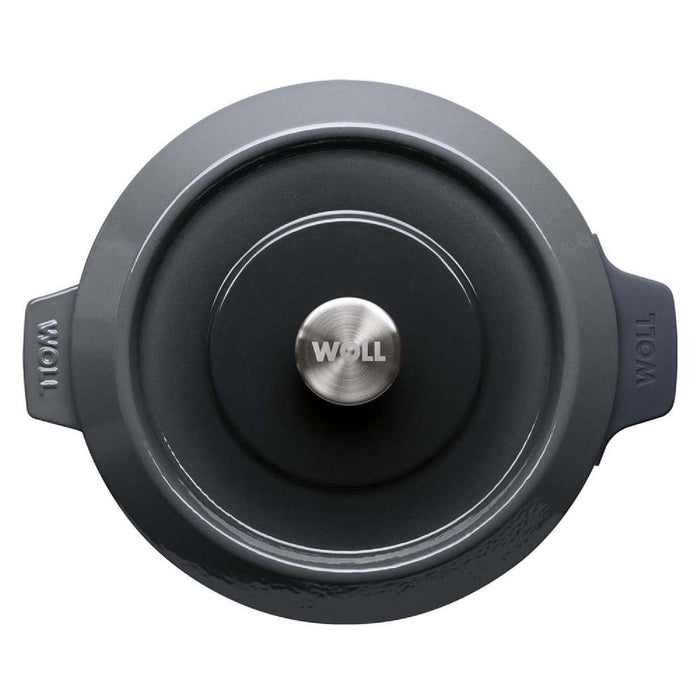 Woll, Iron, Kasserole mit Deckel, Carbon Grey Ø 28 cm, 7 cm hoch, 3,7 Liter