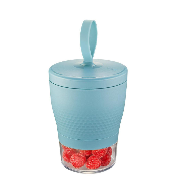 GEFU Snack Box FOODIE, 570 ml und 185 ml, azurblau