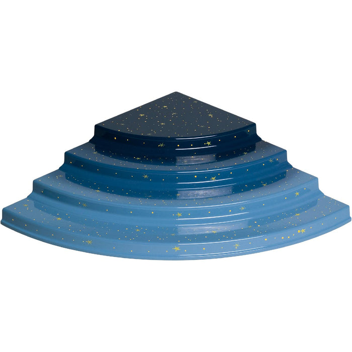 Wendt & Kühn Engelbergecke, 4-stufig, mit kleiner oberer Stellfläche, Radius 28,5 cm, Höhe 7,5 cm