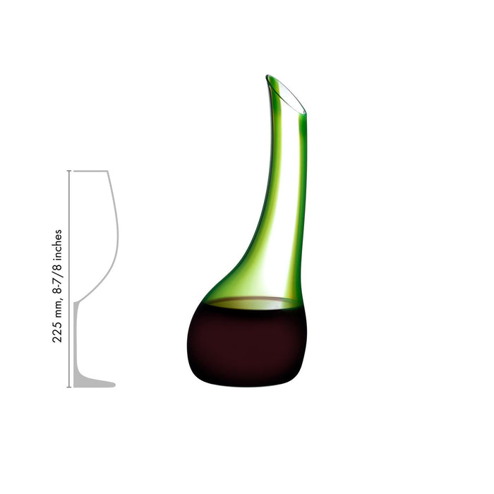 RIEDEL CORNETTO CONFETTI DECANTER GREEN