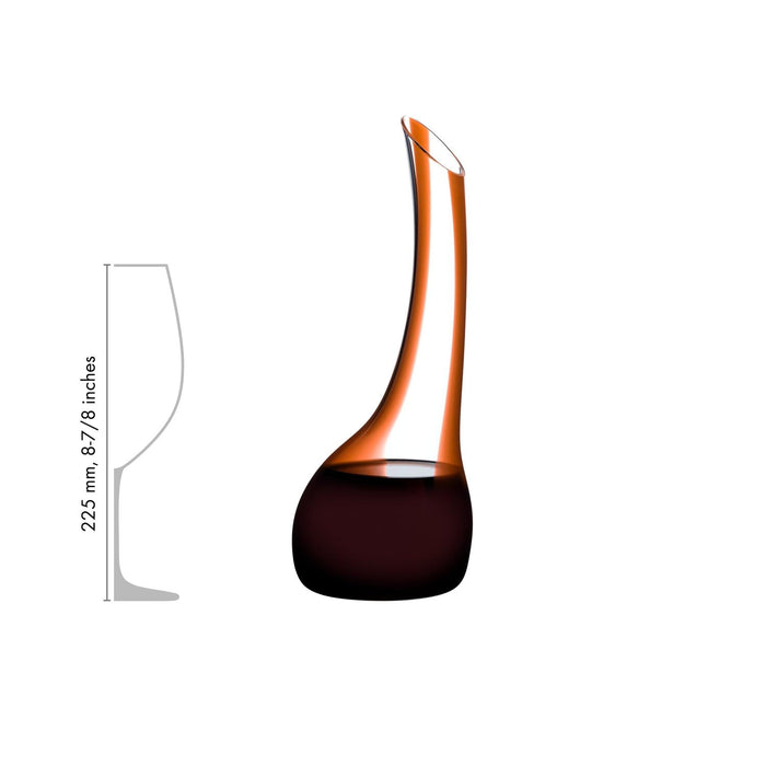 RIEDEL CORNETTO CONFETTI DECANTER ORANGE