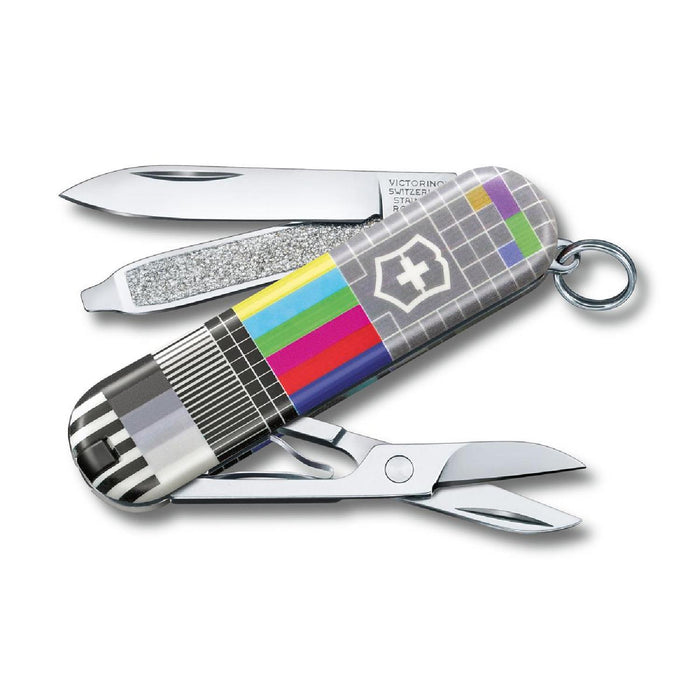 Victorinox CLASSIC LIMITED EDITION 2021, "PATTERNS OF THE WORLD“ Retro TV