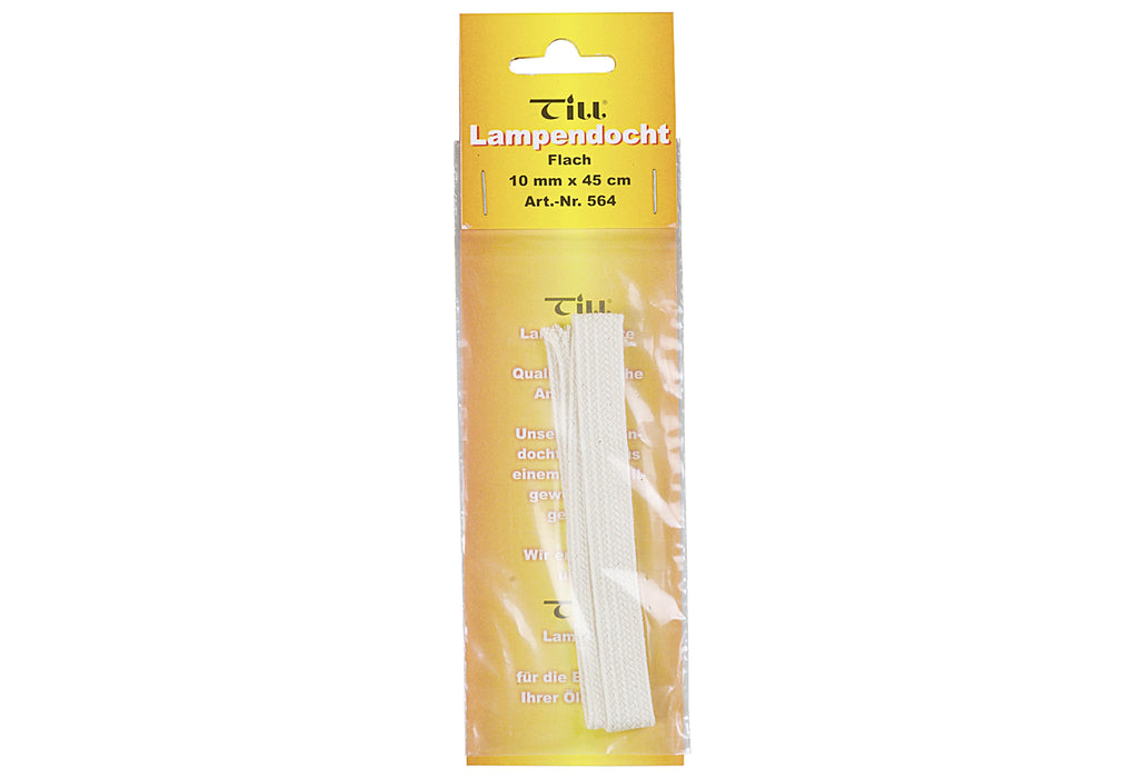TILL-ZÜNDFIX Lampendocht flach 10mm x 45cm