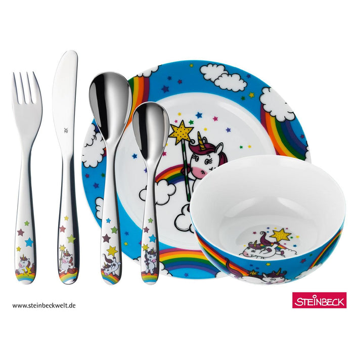 WMF Kinderset 6-teilig Einhorn