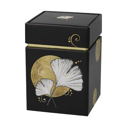 Goebel Ginkgo Schwarz Teedose