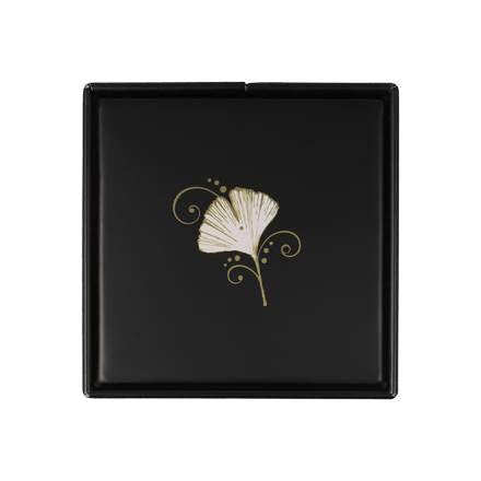 Goebel Ginkgo Schwarz Teedose