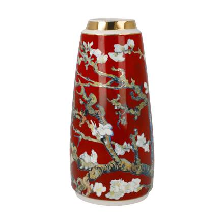 Goebel Vincent van Gogh Mandelbaum rot Vase