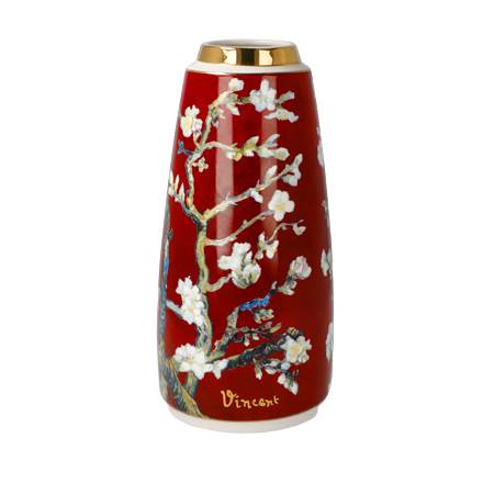 Goebel Vincent van Gogh Mandelbaum rot Vase