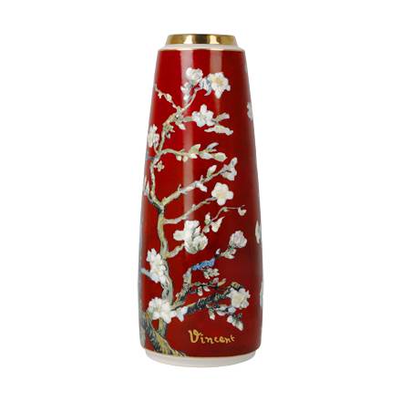 Goebel Vincent van Gogh Mandelbaum rot Vase