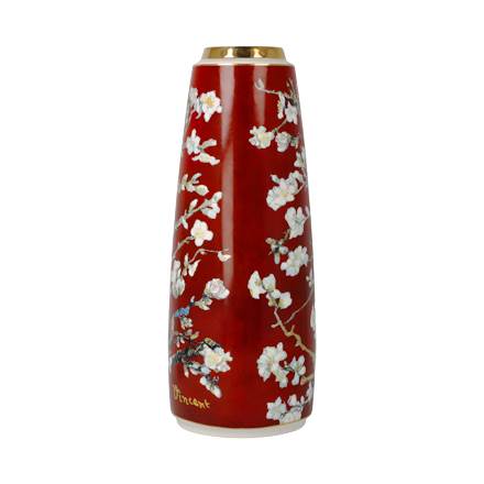 Goebel Vincent van Gogh Mandelbaum rot Vase
