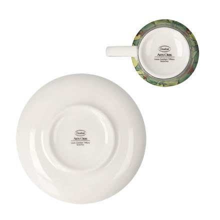 Goebel Louis Comfort Tiffany Tiffany -Schmetterlinge - Espressotasse