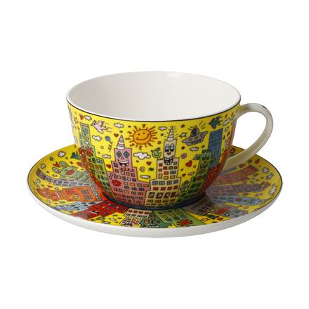 Goebel James Rizzi My New York City Sunset Milchkaffeetasse