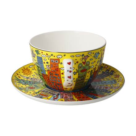 Goebel James Rizzi My New York City Sunset Milchkaffeetasse