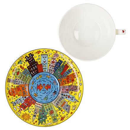Goebel James Rizzi My New York City Sunset Milchkaffeetasse