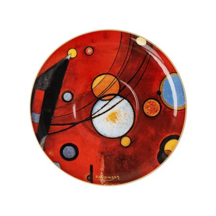 Goebel Kandinsky Schweres Rot Milchkaffeetasse