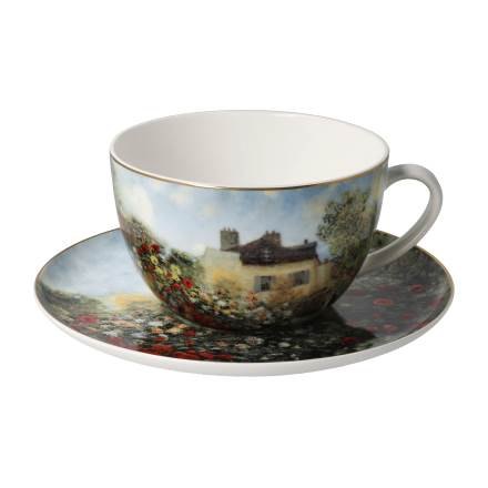 Goebel Claude Monet  Das Künstlerhaus Milchkaffeetasse