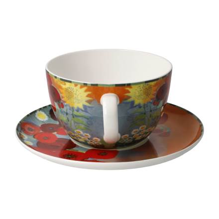 Goebel Rosina Wachtmeister Lestate in giardino Milchkaffeetasse