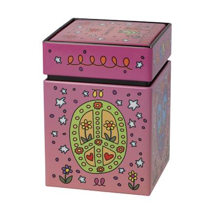 Goebel James Rizzi Peace of Love Teedose