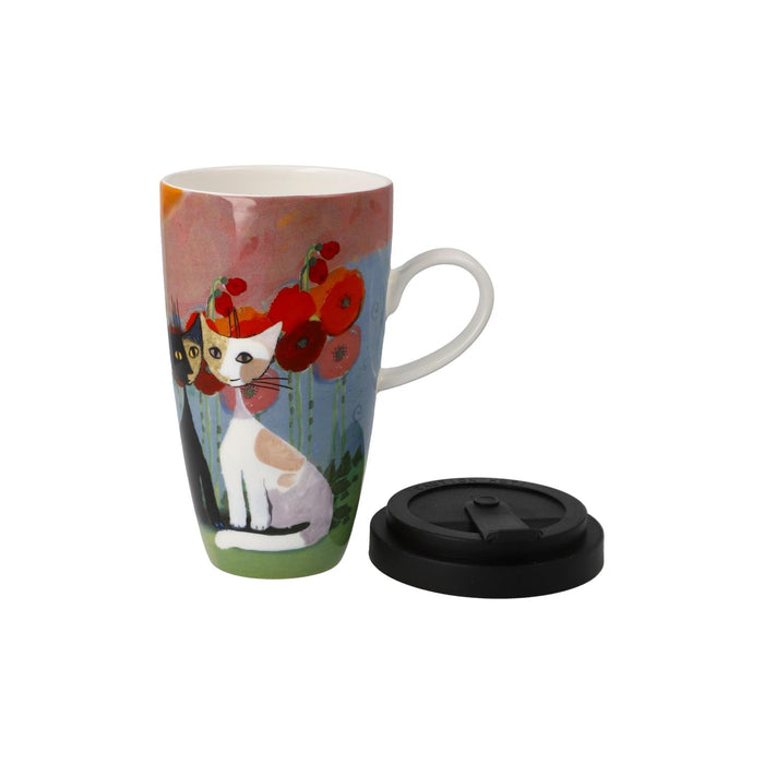 Goebel Lestate in giardino Künstlertasse mit Deckel