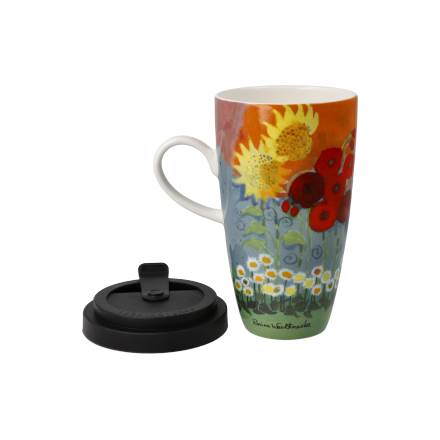 Goebel Lestate in giardino Künstlertasse mit Deckel