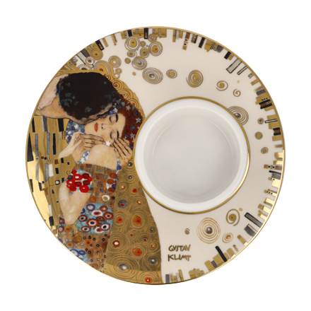 Goebel Gustav Klimt  Der Kuss Kerzenhalter