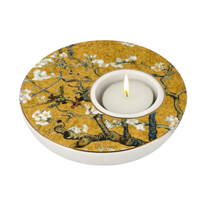 Goebel Vincent van Gogh  Mandelbaum Gold Kerzenhalter