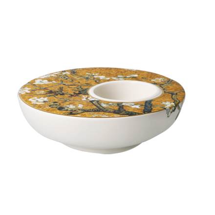 Goebel Vincent van Gogh  Mandelbaum Gold Kerzenhalter
