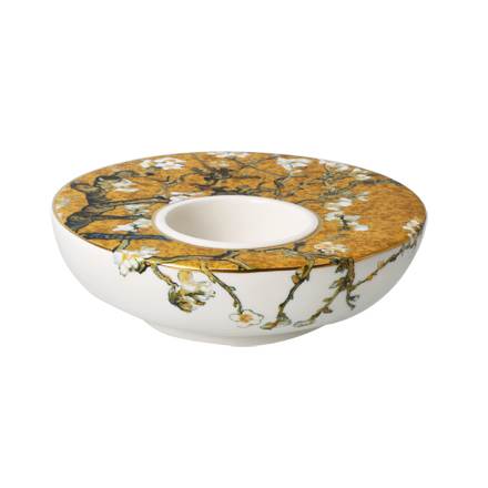 Goebel Vincent van Gogh  Mandelbaum Gold Kerzenhalter