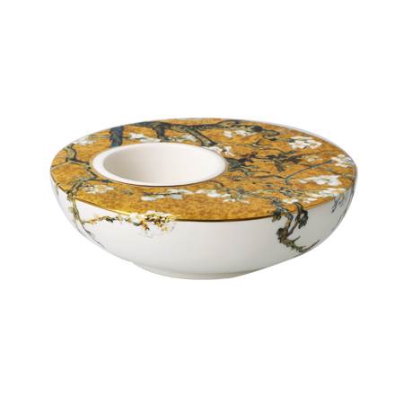 Goebel Vincent van Gogh  Mandelbaum Gold Kerzenhalter