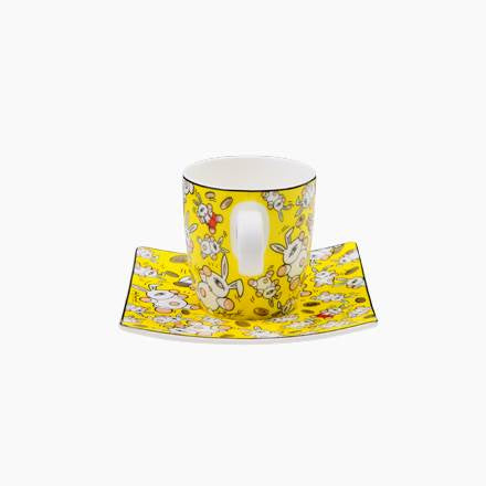 Goebel Mauro Bergonzoli  Magic Bunny Gold Espressotasse