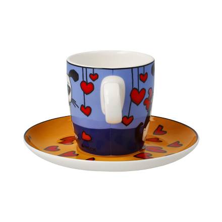 Goebel Ed Heck Love Dog Espressotasse