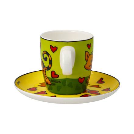 Goebel Ed Heck  Love Cat Espressotasse