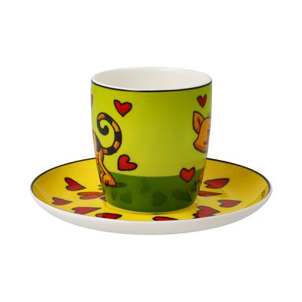 Goebel Ed Heck  Love Cat Espressotasse