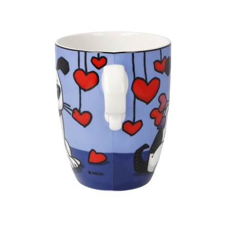 Goebel Ed Heck  Love Dog Künstlertasse