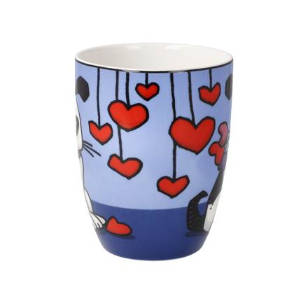 Goebel Ed Heck  Love Dog Künstlertasse